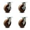 Service Caster 10 Inch Heavy Duty High Temp Phenolic Caster Swivel Locks 2 Brakes SCC, 4PK SCC-KP92S1030-PHRHT-SLB-BSL-2-BSL-2 - alternate 1